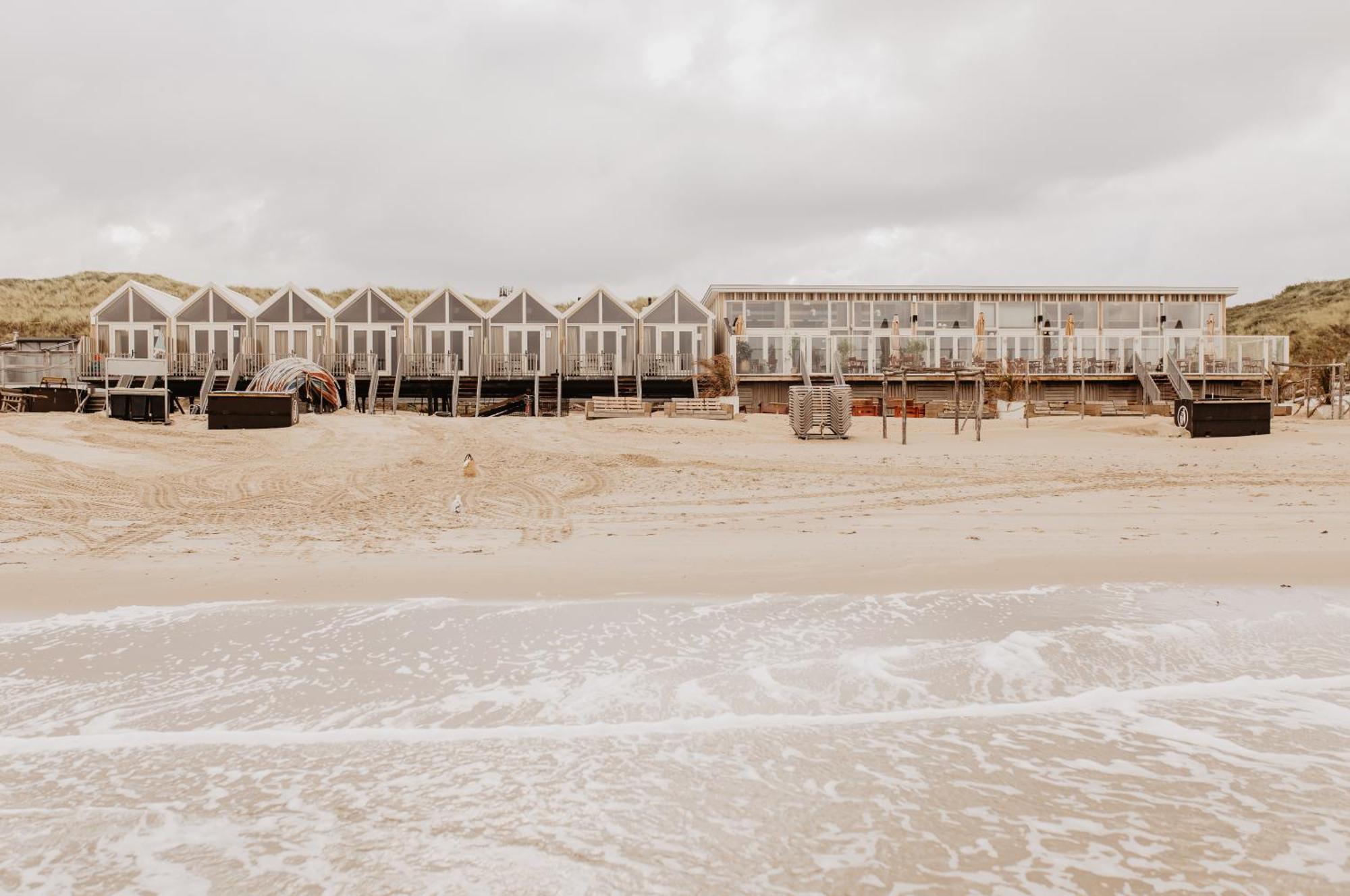 Strandhuisjes Zoomers Aan Zee Castricum Bagian luar foto